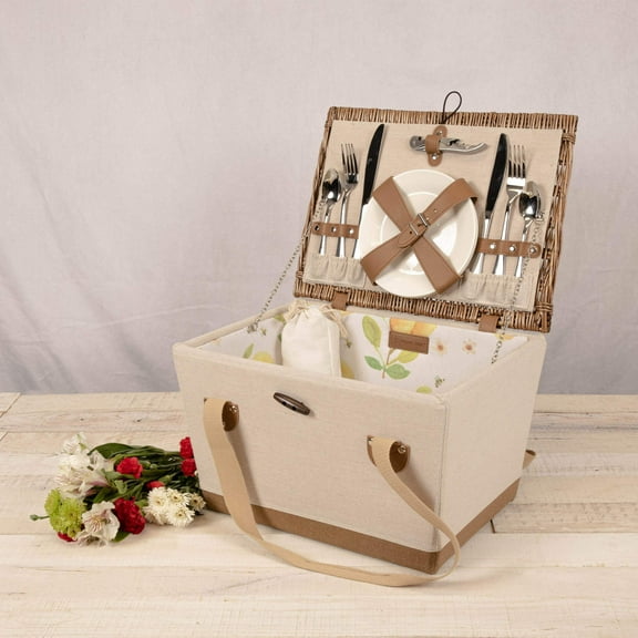 Lemongrove Picnic Basket for 2 - Bees  Lemons