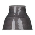 thumbnail image 2 of Round Ceramic Vase with Banded Bottom and Narrow Mouth,Large,Set of 2, Gray, 2 of 5
