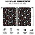 thumbnail image 2 of Blackout Kids Curtains,Paw Prints and Bones Childrens Insulated Curtains Set Of 2,Bedroom Essentials,Toddler Room Decor 42x54in(106x137cm), 2 of 4