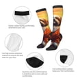 thumbnail image 3 of Naloa Cartoon Puppy Sunset Thigh High Socks Extra Long Stretchy Sock Women Over Knee High Opaque Stocking Daily Wear, 3 of 6