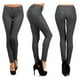 thumbnail image 1 of Jeggings grises para mujer, jeans ajustados, elásticos, sexys, suaves, pantalones tipo lápiz, talla M, 1 of 6