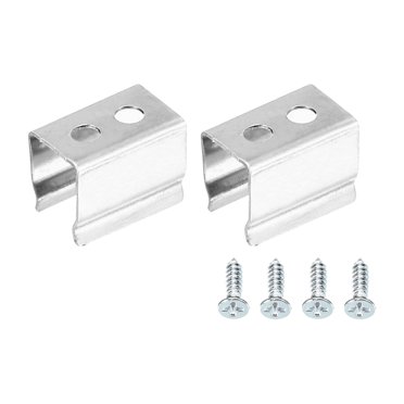 Unique Bargains Rope Light Mounting Clips Stainless Steel Channel Mounting Holder Accessories for 4.8mm to 6mm LED Strip 20 Pack