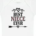 thumbnail image 4 of Inktastic Best Niece Ever from Aunt Girls Baby Bodysuit, 4 of 5