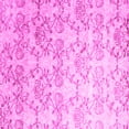 thumbnail image 1 of Ahgly Company Indoor Square Abstract Pink Contemporary Area Rugs, 4' Square, 1 of 4