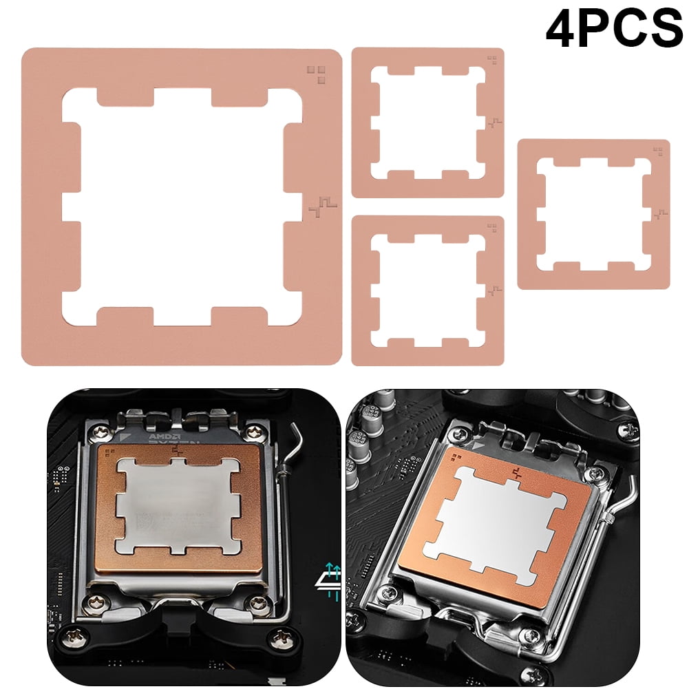 Produktbild von AM5 Wärmeleitpaste Guard AM5 CPU Kontakte Rahmen Wärmeleitpad CPU Biegekorrektur Für 7950X 7900X 7700X