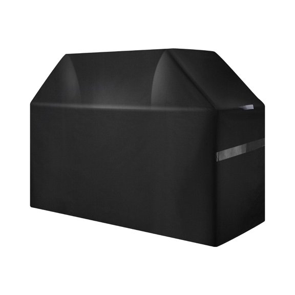 Dranite Grill Cover, 48 Inch Waterproof & Fade Resistant, Heavy Duty 600D Polyester with Hook-and-Loop Straps, Easy On/Off, Weatherproof BBQ Grill Cover, Black