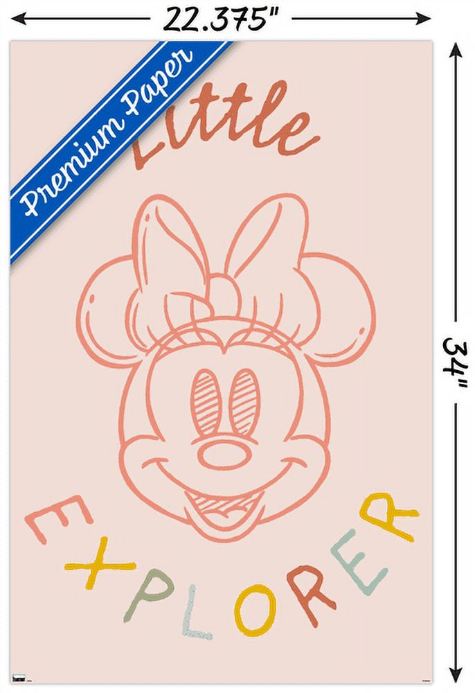 Disney Minnie Mouse - Little Explorer Wall Poster, 22.375" x 34"