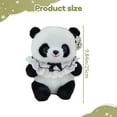 thumbnail image 3 of LGHDIWN 9.8" Panda Stuffed Animals Plush, Cute Plushies for Animal Themed Parties Teacher Student Award, Animal Toys for Baby, Boy, Girls, Great for Nursery, Room Decor, Bed, 3 of 9
