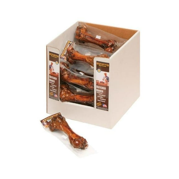 12 in. Butcher Bones Smoked Ham Grain Free Treats for Dog - Case of 24