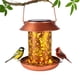 thumbnail image 1 of Farol solar colgante de metal con forma de mariposa para pájaros, impermeable, 1 of 6