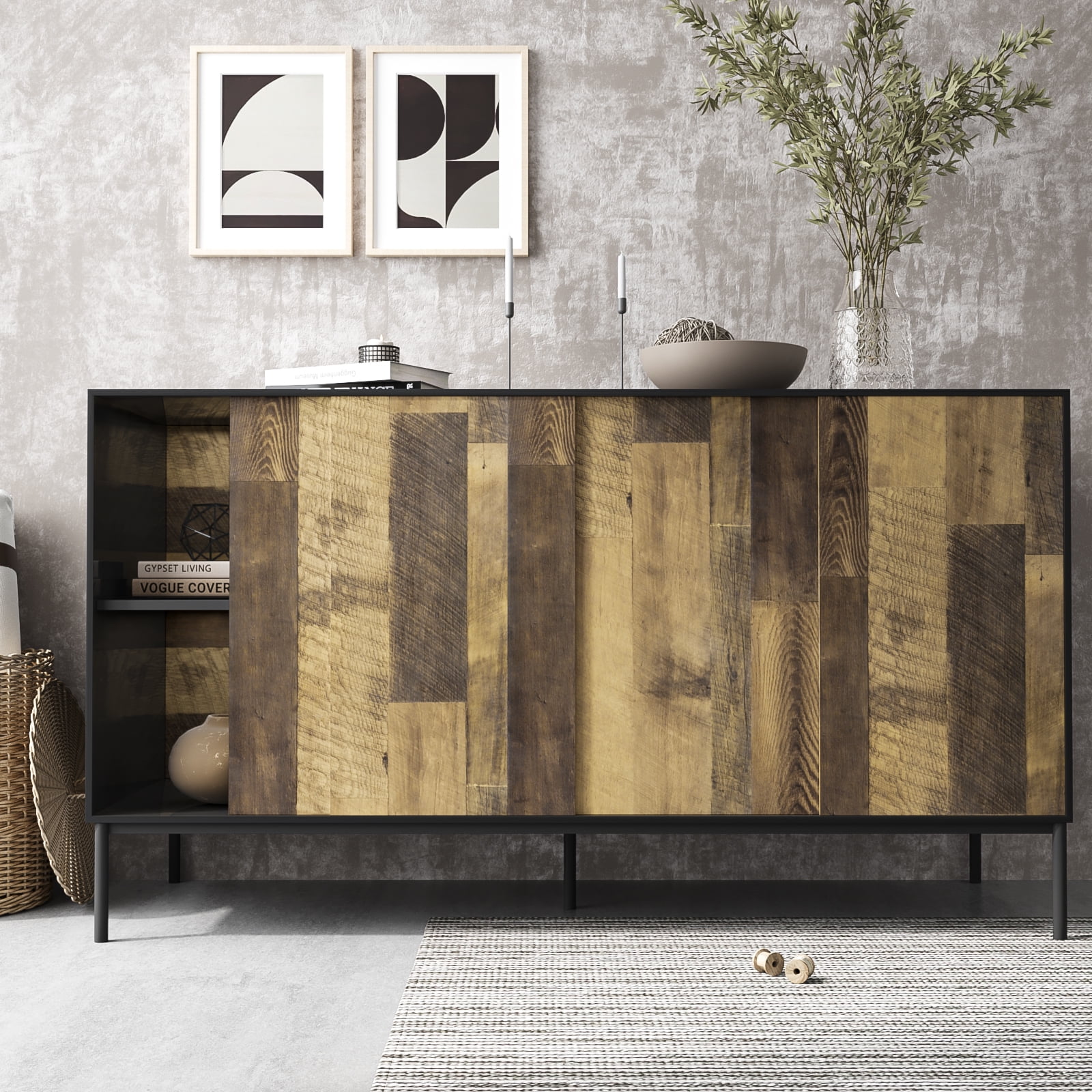 VEELIKE Brown Wood Plank Contact Paper for Countertops Waterproof Peel and Stick Wood Wallpaper Self Adhesive Removable Vinyl Roll Wood Panel Contact Paper for Cabinets Furniture Kitchen 15.7''x354''