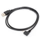 thumbnail image 2 of Cable de conexión Micro US Bto USB, C0402 Cable de conexión de ángulo recto de 1M Cable Micro US Bto USB Artesanía superior, 2 of 9
