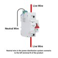 thumbnail image 4 of PinesC 1P Disjoncteur Miniature Interrupteur de Déconnexion AC Interrupteur en Temps Réel Surveillance AC230V Capacité de Rupture 6KA Protection contre les Surtensions et sous Tension Disjoncteur Intelligent (100A), 4 of 5