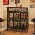 thumbnail image 4 of MAISONPEX Home Bar, 4 Tier Bar Cabinet 51"H, Liquor Cabinet with Footrest for Home Room, Pub, 4 of 6
