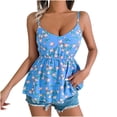thumbnail image 2 of LSLJS Women Débardeur Sans Manches à Bretelles Spaghetti Tank Tops Mode Été Imprimé Col en V Décontracté, 2 of 9