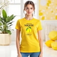 thumbnail image 3 of Playera Blusa De LimonesDolce Far Niente – Disfruta el Placer de No Hacer Nada con Estilo Color Amarillo Talla Chica Marca Emil SaEs, 3 of 4