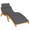 vidaXL Sun Lounger Cushion Anthracite Oxford fabric (100% polyester)