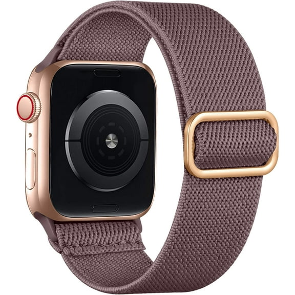 Braided Band Compatible with Apple Watch Series 9 8 7 45mm 41mm Ultra 2 Band 49mm Series 6 5 4 SE 44mm 40mm Series 3 2 1 38mm 42mm Men iWatch Bands Womens Stretchy Nylon Solo Loop Sport Strap