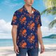 thumbnail image 3 of Fotbe Octopus Camisa Hawaiana para Hombre Unisex – Camisa Casual de Verano con Botones de Manga Corta de Algodón y Lino,Medium, 3 of 7