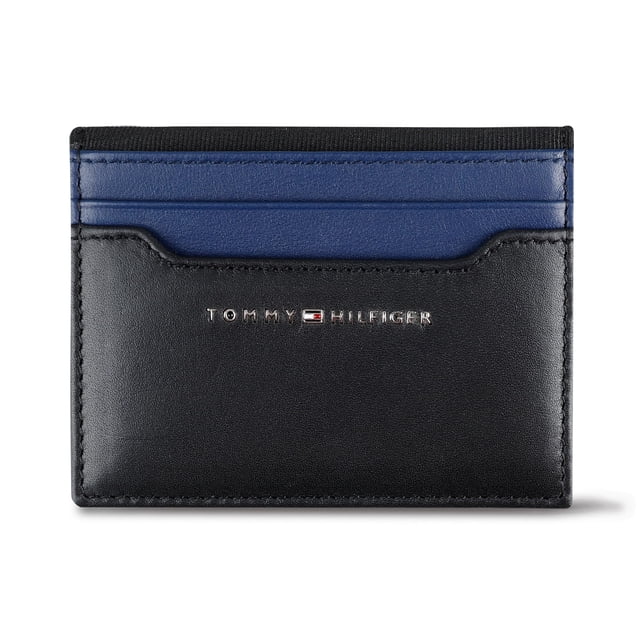 Cartera Tommy Hilfiger RFID compacta reversible para hombre