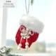 thumbnail image 1 of Colgante de Navidad de Año Nuevo, guantes de viruta de madera de felpa, sombrero de Papá Noel, adornos de árbol esponjosos, colgantes, regalo de vestidor de ventana, 1 of 4