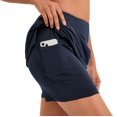 thumbnail image 3 of Falda de pantalón hasta la rodilla para mujer con pantalón corto interior Falda de tenis, 3 of 8