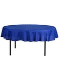 thumbnail image 5 of BalsaCircle 6 Pieces 70" Royal Blue Round Polyester Tablecloths Fabric Table Cover Linens, 5 of 6