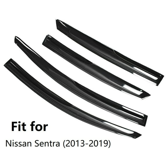 Fit for Nissan Sentra 2013-2019 Window Sun Visor Rain Guard, 13-19 Sentra Window Visors (4 Pcs)