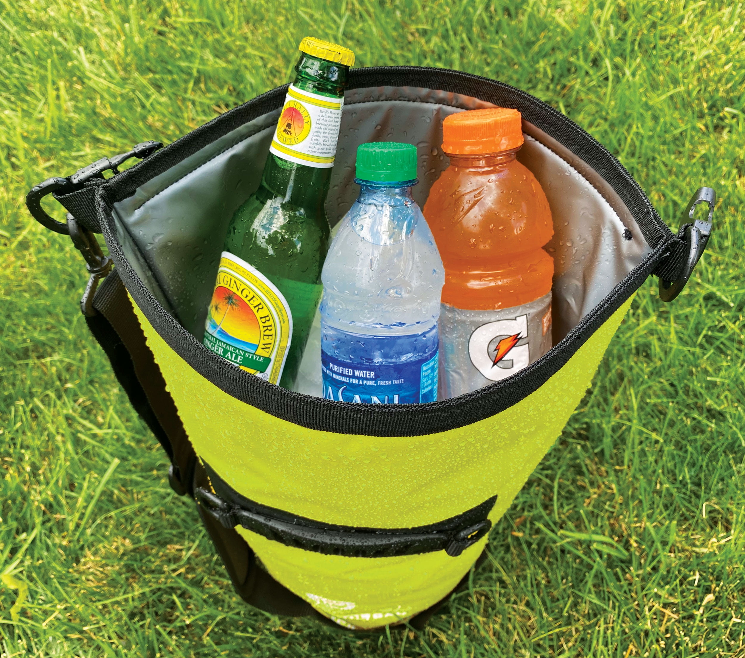 Enthusiast Gear Dry Bag Cooler - Roll Top, Insulated, Leak Proof, Collapsible, Waterproof - 10L