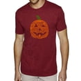 thumbnail image 1 of LA Pop Art Men's Premium Blend Word Art T-shirt - Pumpkin, 1 of 1