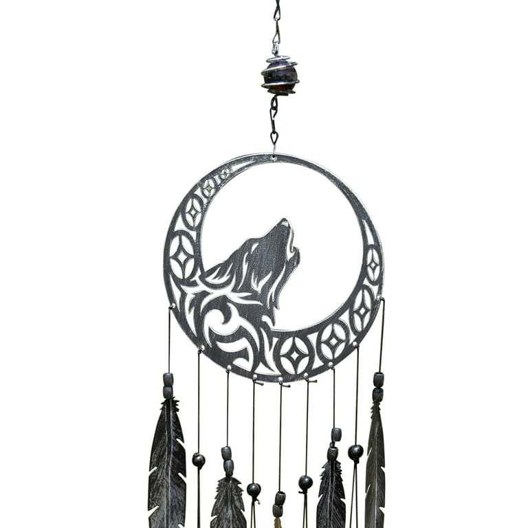 Wholesale Wolf Catches Dreams Wind Chime Kit 