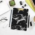 thumbnail image 7 of FMSHPON Shark Clipboard Hardboard Wood Nursing Clip Board and Pull for Standard A4 Letter 13x9 inches, 7 of 7