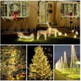 thumbnail image 5 of Guirnaldas de luces solares (7 m), luces LED de alambre de cobre, luces de hadas, luces decorativas solares impermeables para interiores y exteriores, adecuadas para jardín, hogar, baile, fiesta, Navidad JM, 5 of 5