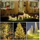 thumbnail image 5 of Luces solares de cadena (12 m), luces LED de alambre de cobre, luces de hadas, luces decorativas solares impermeables para interiores y exteriores, adecuadas para jardín, hogar, baile,, 5 of 5