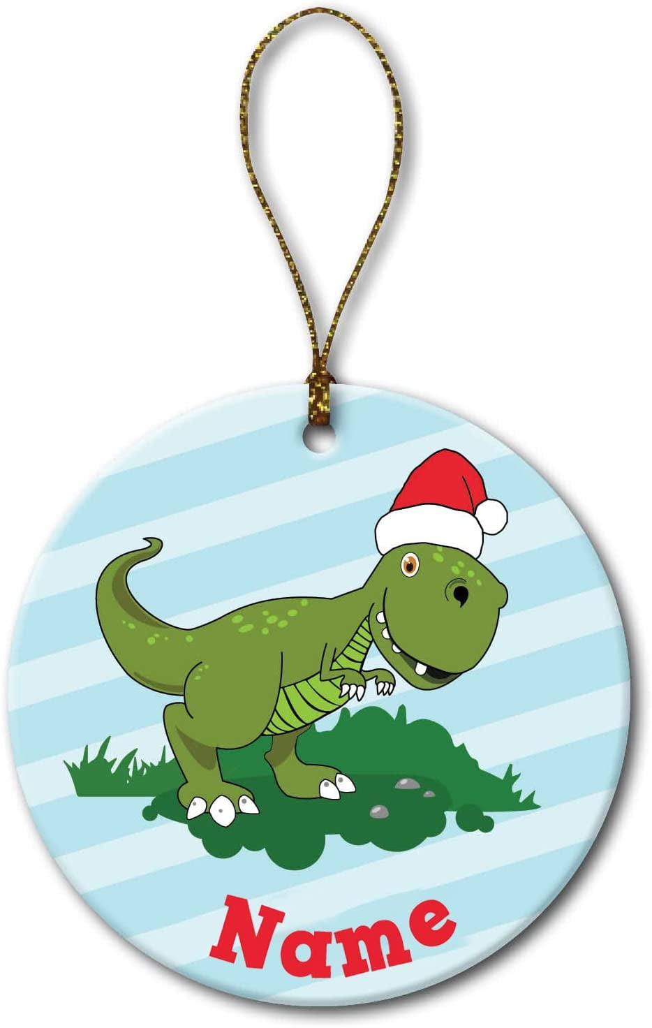 Personalized Dinosaur Ornament