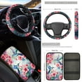 thumbnail image 3 of Jeiento Hummingbird Automotive Seat Covers Full Set for Women Girls, 17 Pcs Car Interior Decorative Accessories Include Flower Car Seat Covers Floor Mats Steering Wheel Cover Armrest Cover, 3 of 8