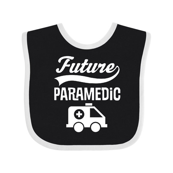 Inktastic Future Paramedic Ambulance Boys or Girls Baby Bib