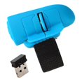 thumbnail image 1 of ziyahi 2.4G Wireless USB Finger Mouse Optical Handheld Mice for Laptop PC Blue, 1 of 7