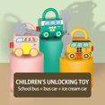 thumbnail image 2 of Kids Learning Locks Toy with Keys For 18+ Months Numbers Matching Locks Educational Number and Alphabet Recognition Interactive Unlocking Toys Christmas Gift, 2 of 6