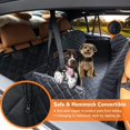 thumbnail image 7 of SUSWIM Dog Car Seat Cover for Pets 100% Waterproof Seat Cover Hammock  Scratch Proof Nonslip Durable Soft Back Seat Covers for Cars Trucks and SUVs, 7 of 7