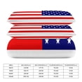thumbnail image 2 of 3 Pcs Soft Bedding Set, Includes 1 Duvet Cover with Zipper And 2 Pillow Shams,American Flag Full(79"×90"), 2 of 8
