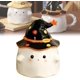 thumbnail image 1 of Taza de café de cerámica Xinyu fantasma con tapa de sombrero de bruja 13 oz, 1 of 6