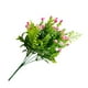 thumbnail image 4 of Flor artificial de 5 ramas, ramo de simulación de césped, centro de mesa para el hogar, flor falsa de plástico, rosa Scienceny HA8137-01B, 4 of 6