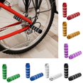 thumbnail image 2 of Silver Clavijas de bicicleta de aleación de aluminio para estacas traseras de Mtb adecuadas para ejes de 3/8 pulgadas 26t, 2 of 5