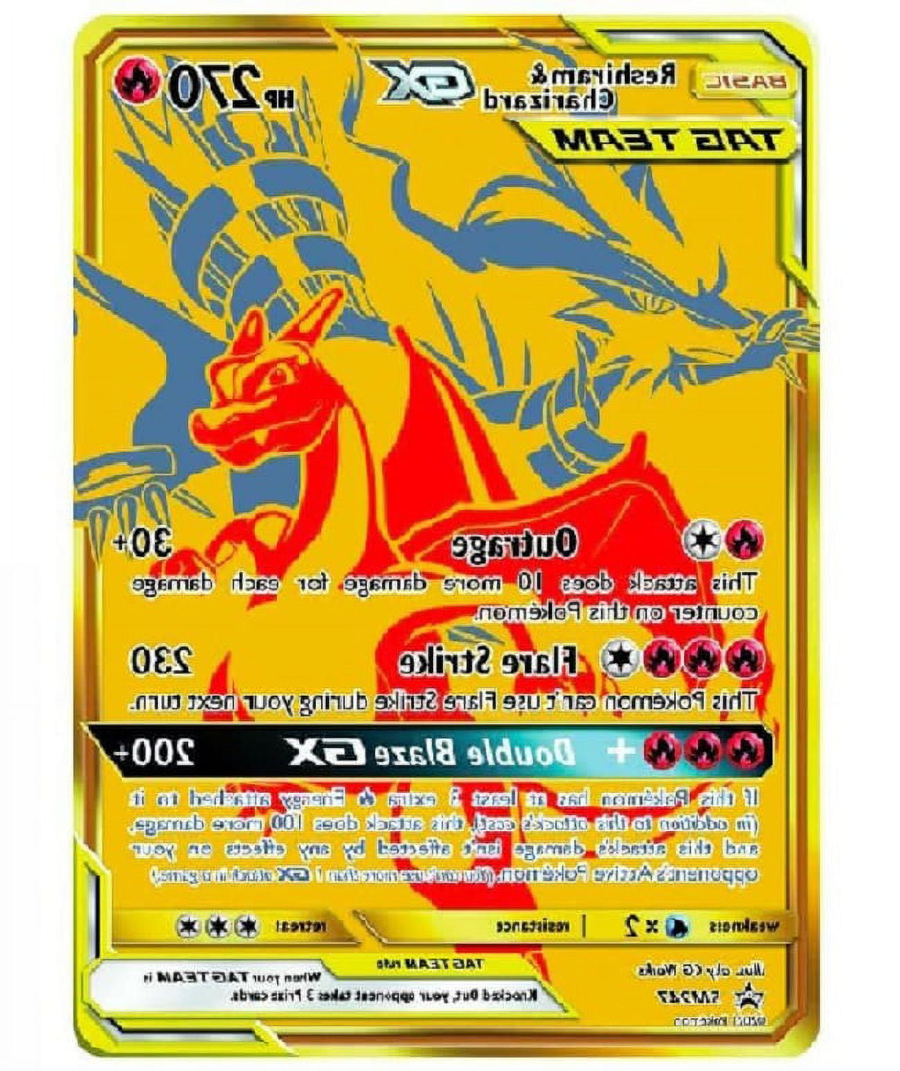 Reshiram & Charizard GX Premium Collection Revealed, Gold Reshiram