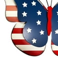 thumbnail image 4 of Rustic Metal Americana Butterfly Patriotic Wall Decor American Flag Hanging Ornaments 4th July Garden Yard Signs&nbsp;, 4 of 7