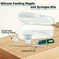 thumbnail image 3 of Duuclume Silicone Feeding Nipple and Syringes Kits - Syringes, Brushes in A Box, 3 of 6