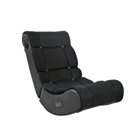 X-Video Rocker 2.1 Wireless Bluetooth Audio Chair, Black/Black