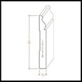 thumbnail image 7 of EWBB12 Colonial Baseboard 5-1/4" Tall x 11/16" Moulding. Unfinished, 7 of 7
