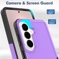 thumbnail image 2 of Defender Case for Samsung Galaxy S26 Plus 5G 6.7", Dual Layer PC+TPU Rugged Shockproof Full Body Protective Cover,Purple,For Galaxy S26 Plus 5G, 2 of 6